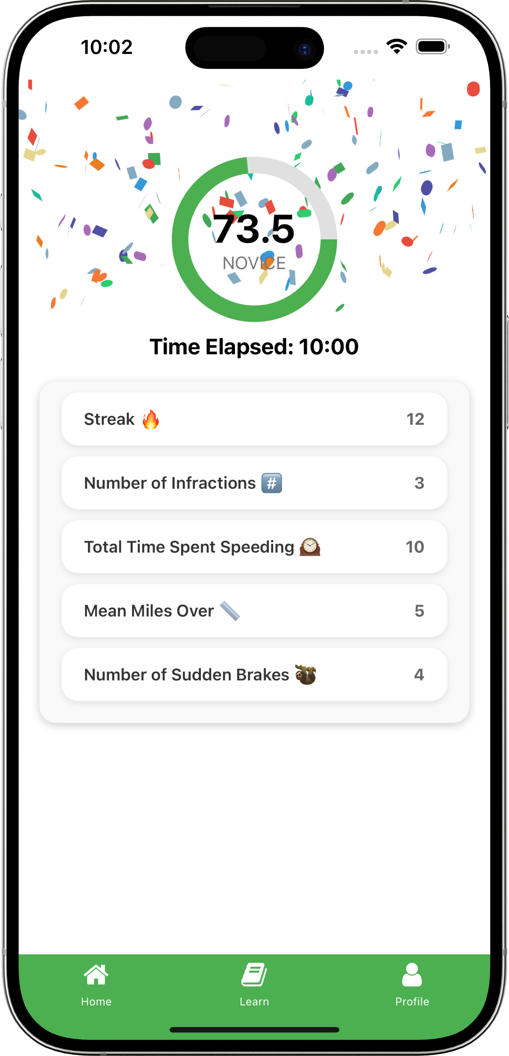 Driving Score